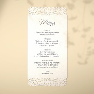 Wedding menu L2154m