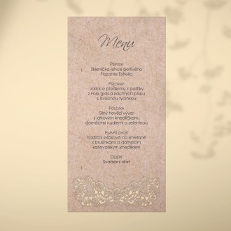 Wedding menu L2155m