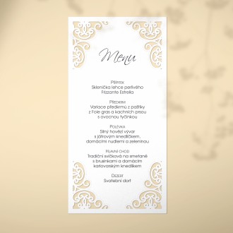 Wedding menu L2163m