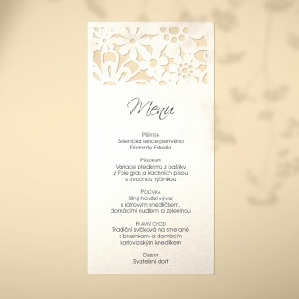 Wedding menu L2168m