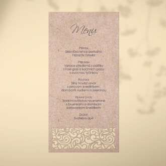 Wedding menu L2170m