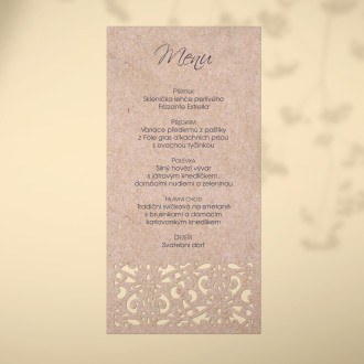Wedding menu L2172m