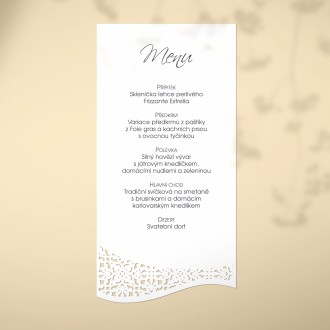 Wedding menu L2177m