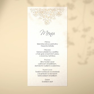 Wedding menu L2179m