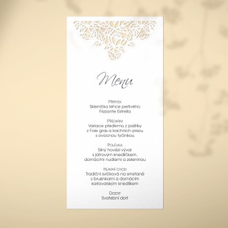 Wedding menu L2179m