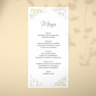 Wedding menu L2181m