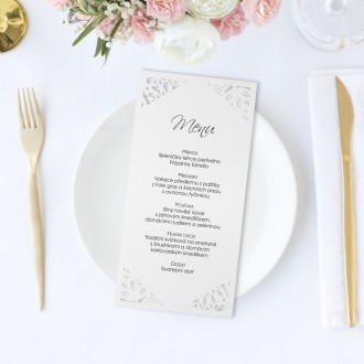 Wedding menu L2181m
