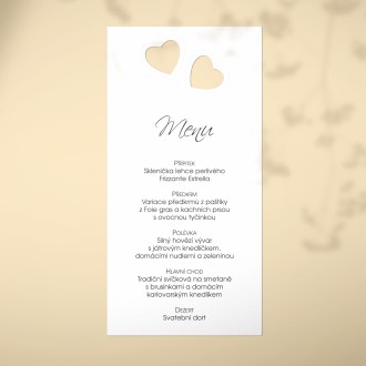 Wedding menu L2188m