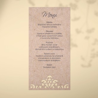 Wedding menu L2189m