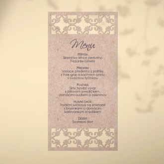 Wedding menu L2190m
