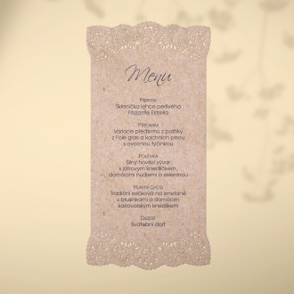 Wedding menu L2195m
