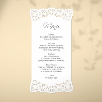 Wedding menu L2195m