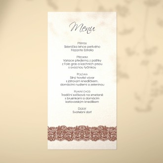 Wedding menu L2201m
