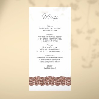 Wedding menu L2201m