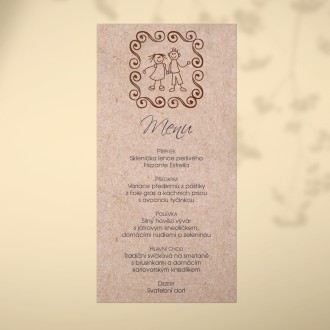 Wedding menu L2202m