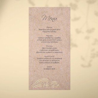 Wedding menu L2204m