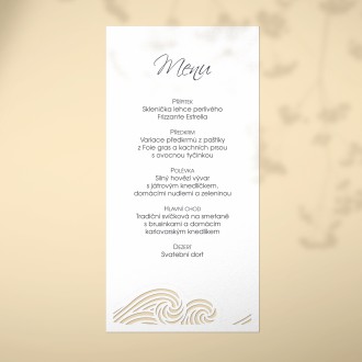 Wedding menu L2204m
