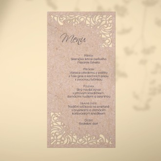 Wedding menu L2205m