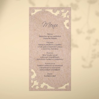Wedding menu L2208m