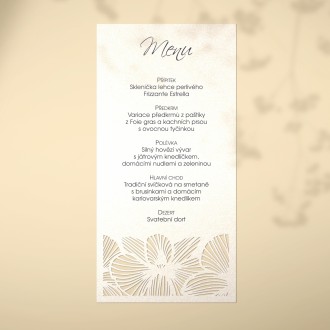 Wedding menu L2211m