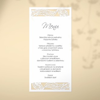 Wedding menu L2213m