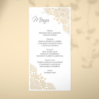 Wedding menu L2214m