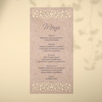 Wedding menu L2215m