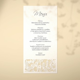 Wedding menu L2217m