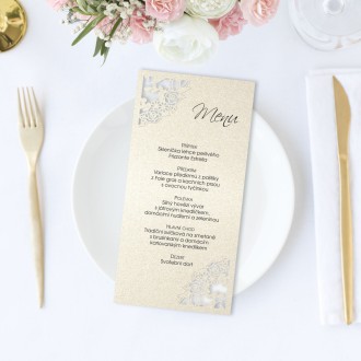 Wedding menu L2218m