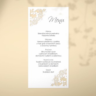 Wedding menu L2218m