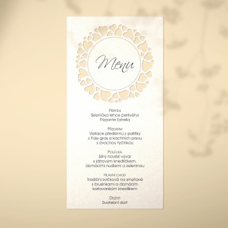 Wedding menu L2219m