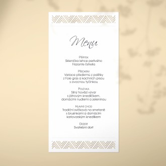 Wedding menu L2220m