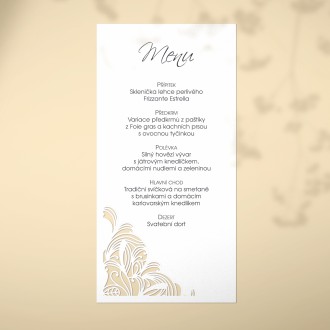 Wedding menu L2221m