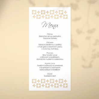 Wedding menu L2223m