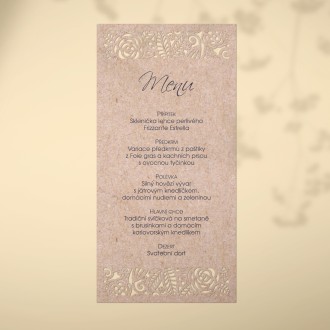 Wedding menu L2225m