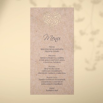 Wedding menu L2228m
