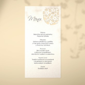 Wedding menu L2229m