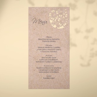 Wedding menu L2229m