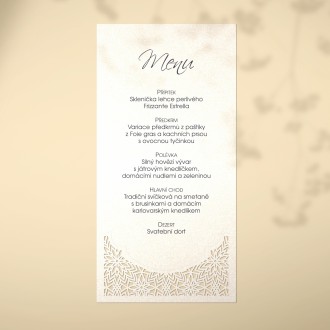 Wedding menu L2230m