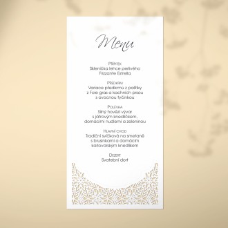 Wedding menu L2230m