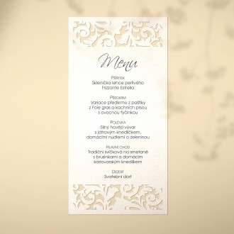 Wedding menu L2232m