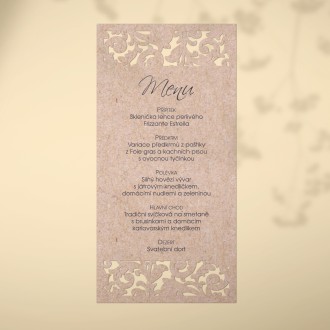 Wedding menu L2232m