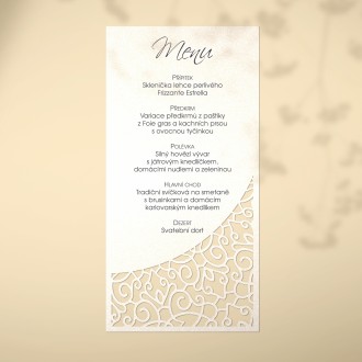 Wedding menu L2233m