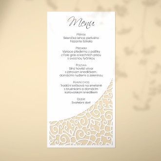 Wedding menu L2233m