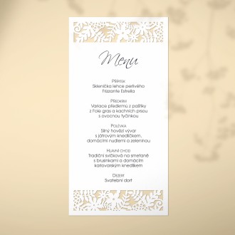 Wedding menu L2234m