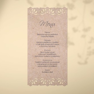 Wedding menu L2235m
