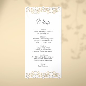 Wedding menu L2235m