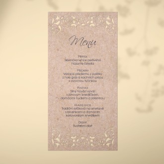 Wedding menu L2236m