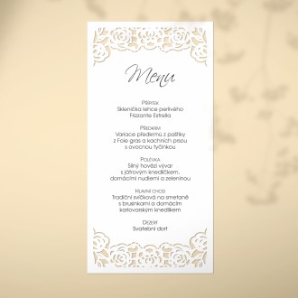 Wedding menu L2236m