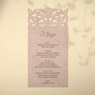 Wedding menu L2237m